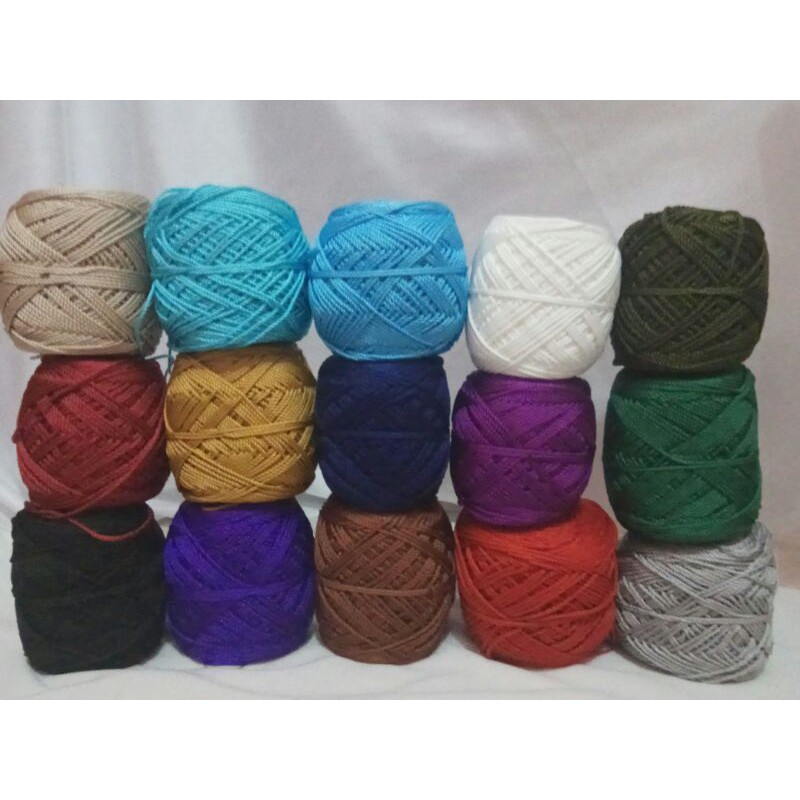 Benang Rajut Poly Kilap