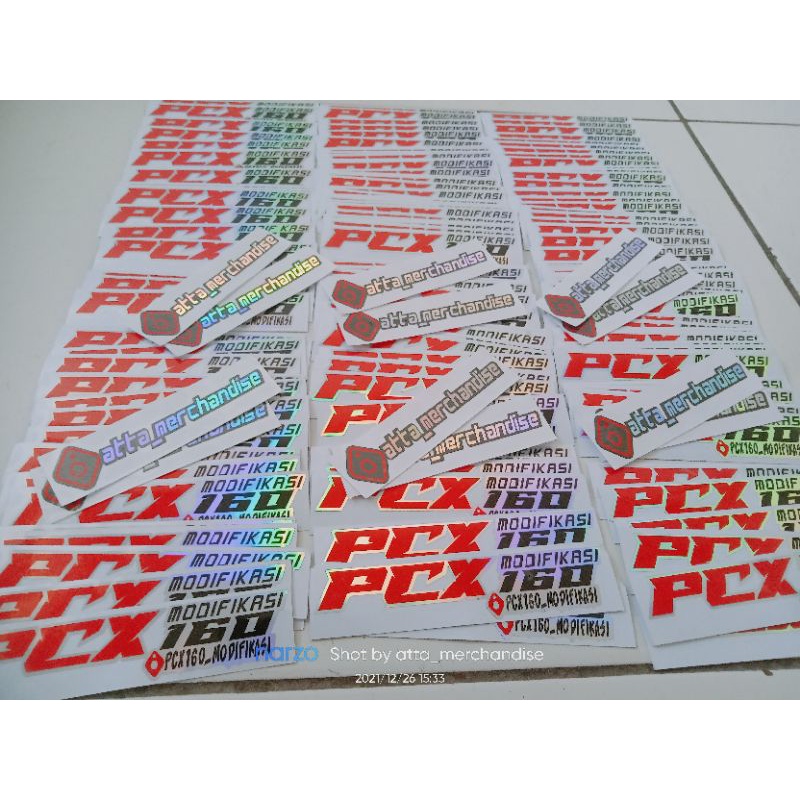 

STIKER / STICKER PCX 160 MODIFIKASI VOL.3
