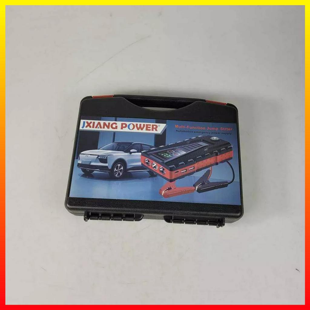 Power Bank Car Jump Starter Layar LCD Senter Dual USB Port 12V 10000mAh JXIANG POWER JX56 - 7CWB0BBQ