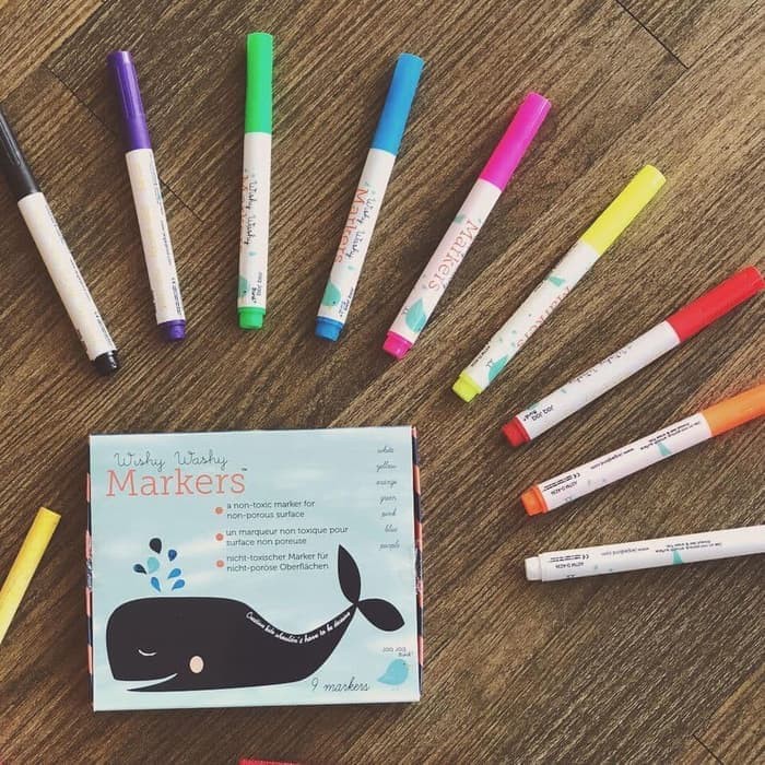 

SHO469 Jaq Jaq Bird Wishy Washy Markers 9pcs