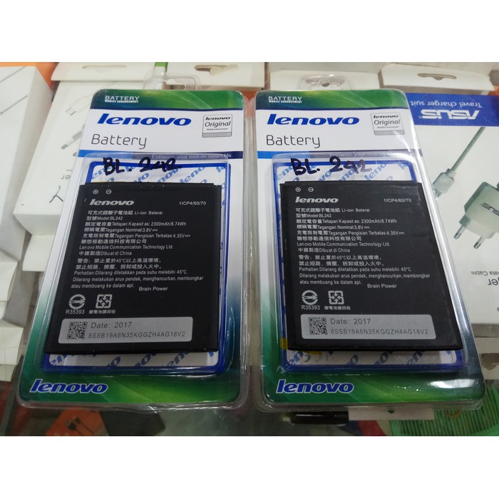 BATRE BATERAI BATTERY LENOVO BL242 BL 242 LENOVO A6000 ORIGINAL