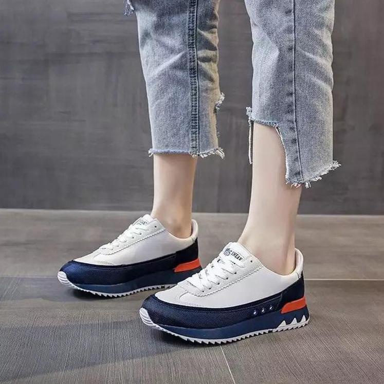 Promo 6J7WJ  Sepatu Sneakers Import Wanita Korea Fashion / Sepatu Sneakers Wanita Sport S880 Murah