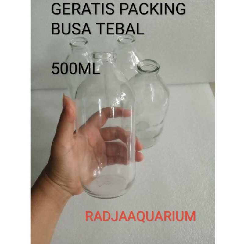 Botol Susu ASI Kaca 500ml / Botol Kaca / Vial / ASIP