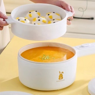 Panci Listrik kompor listrik Multifungsi 2L / panci set / Panci Listrik Ala Jepang /Panci Elektrik Penggorengan / fry pan anti lengket