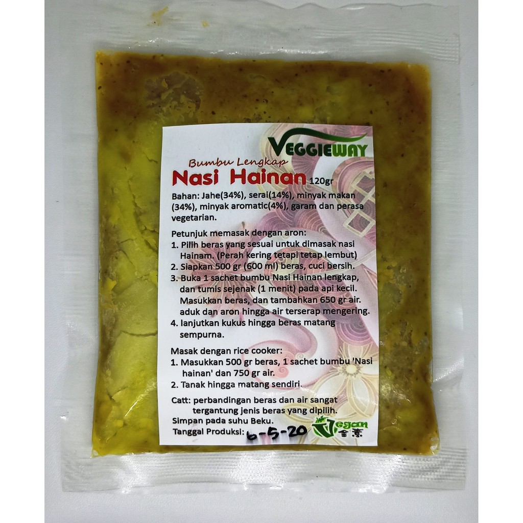 

Bumbu hainam vegetarian 120gr