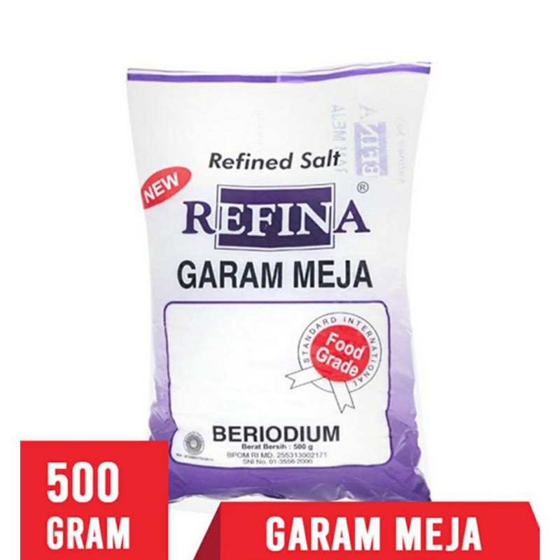 

Refina Beriodium Garam Meja [500 g]