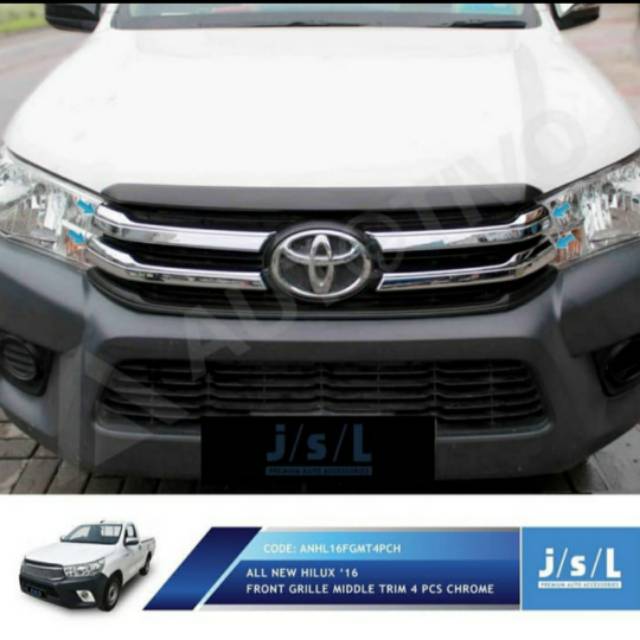 Front grill middle/ grill depan all new Hilux 4 pcs chrome jsl