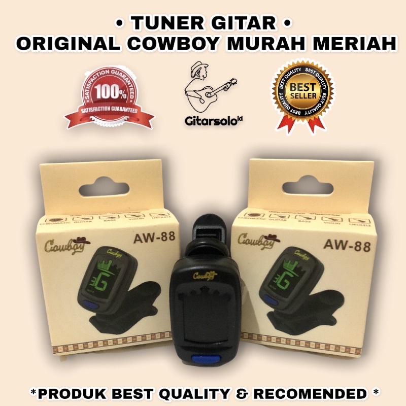 TUNER GITAR / STEM GITAR COWBOY AW 88 ORIGINAL