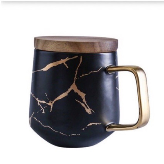 Cangkir Marble Gold Rim Marble Mug Gold Rim Gelas Motif Marble Pinggiran Emas Marble Mug Gold Rim