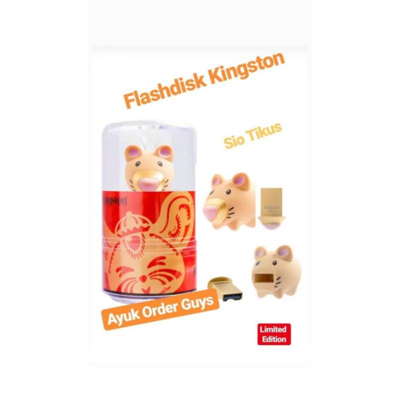 SALE  FLASHDISK KINGSTON SHIO TIKUS / LIMITIED EDITION