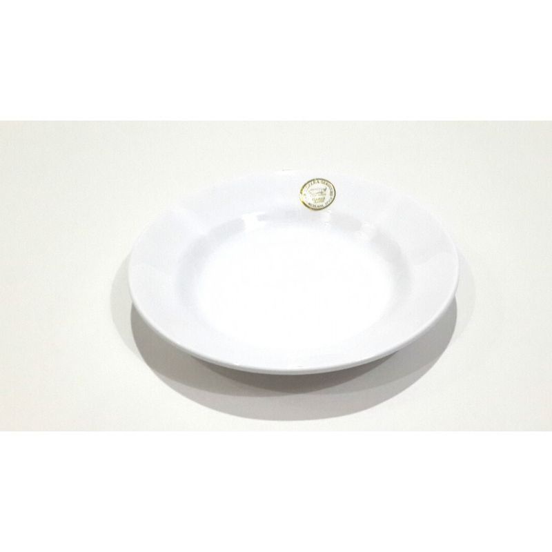 P5309 Piring Makan Mewah 9 inch Putih Horeka Premium Golden Dragon - Piring Makan Melamine Premium