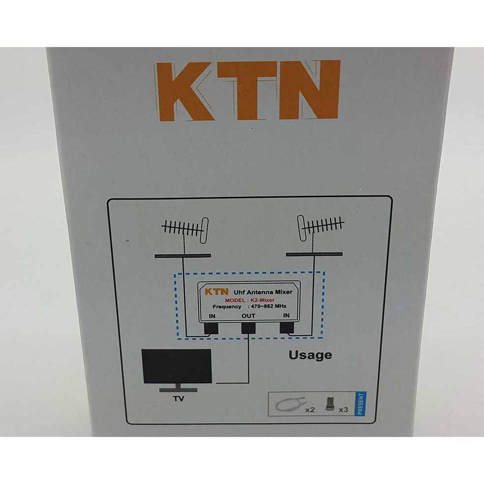 Terbaru Uhf Digital Antenna Mixer 2 Antena Uhf Jadi 1