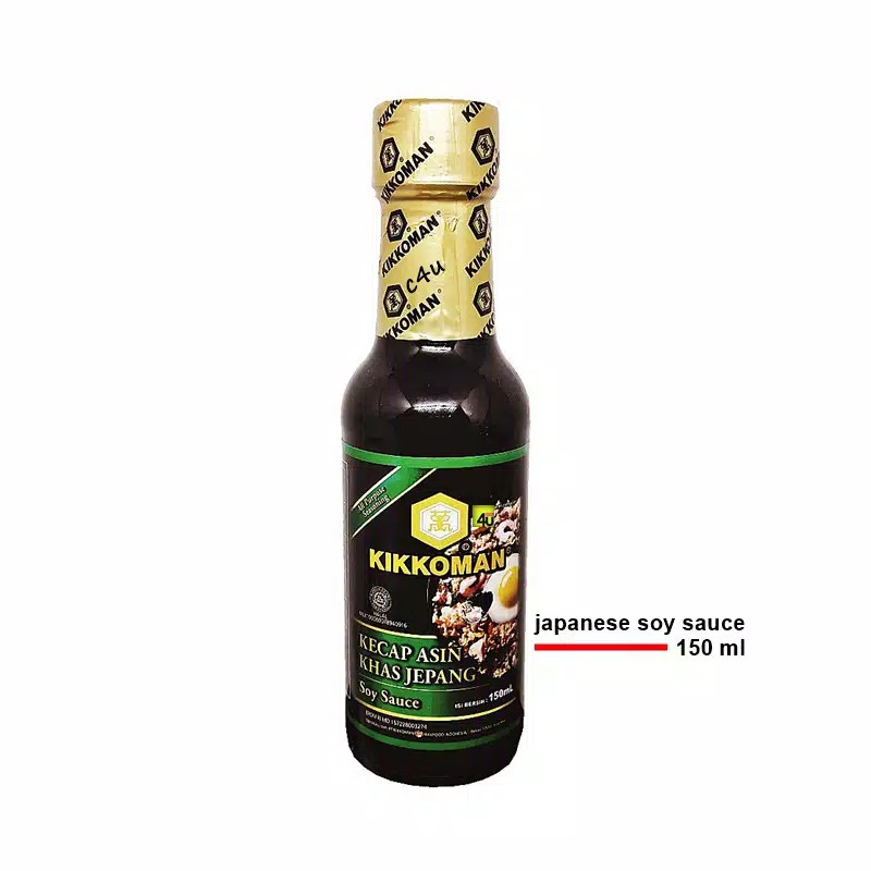 

BOTOL Kikkoman KECAP ASIN Khas Jepang Bumbu Penyedap Rasa Soy Sauce - 150ml