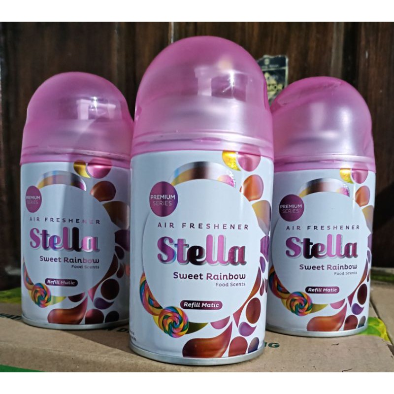 stella matic refill 225ml premium serise sweet rainbow