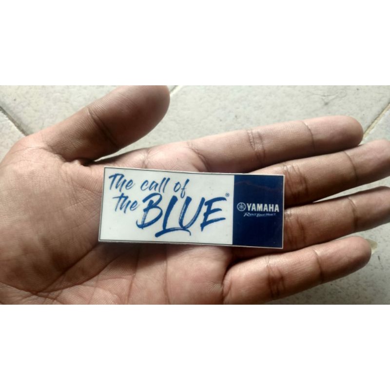 Sticker-Stiker-Decal-Tempelan-Logo-Label Yamaha The Call of the Blue Buat R25-R15-MT25-MT 25-MT15-MT