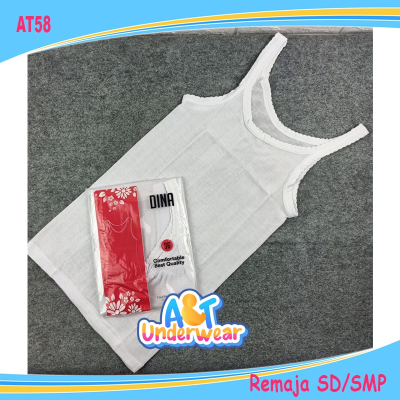 AT58-Kaos singlet remaja perempuan / singlet cewe usia tanggung