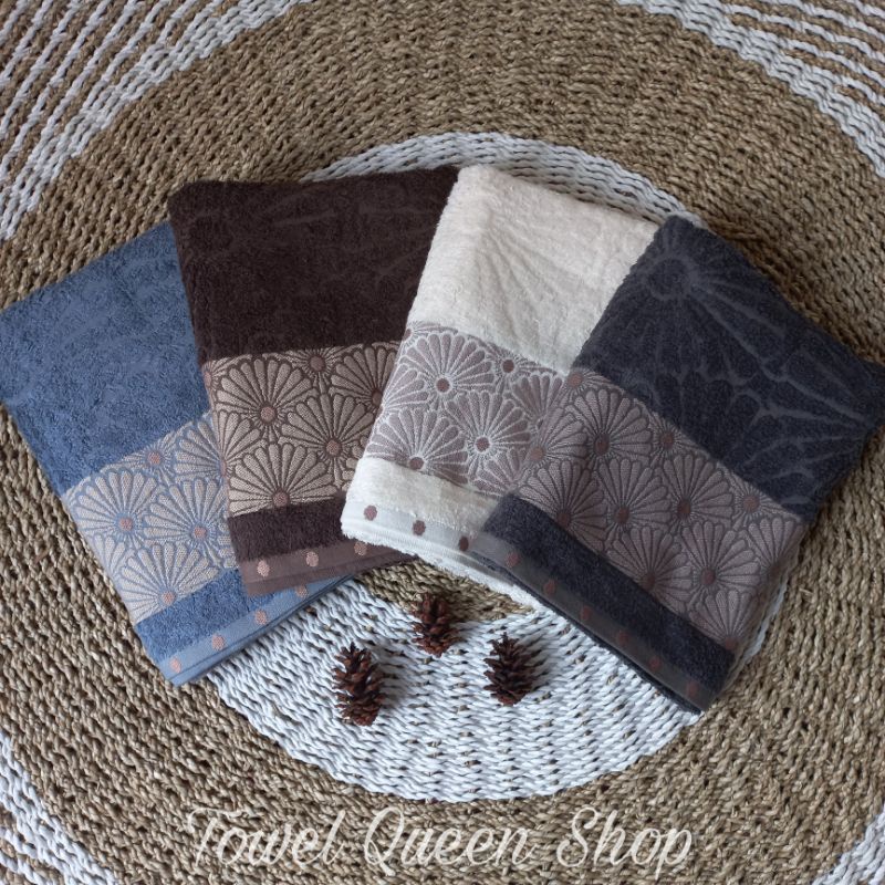 Handuk Mandi Single Sunny (Free Box + Bordir) - Towel Queen Shop