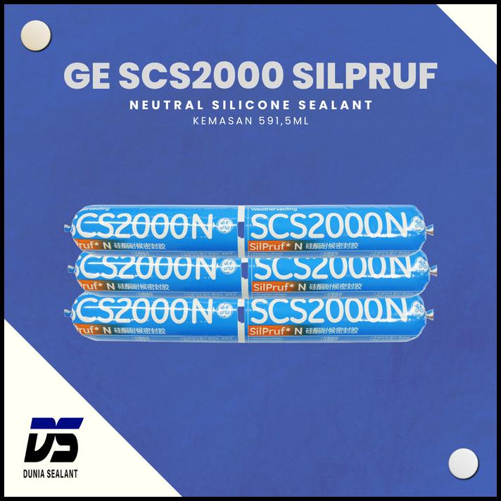 Ge Scs 2000 Silpruf Silicone Weatherproofing Sealant Neutral