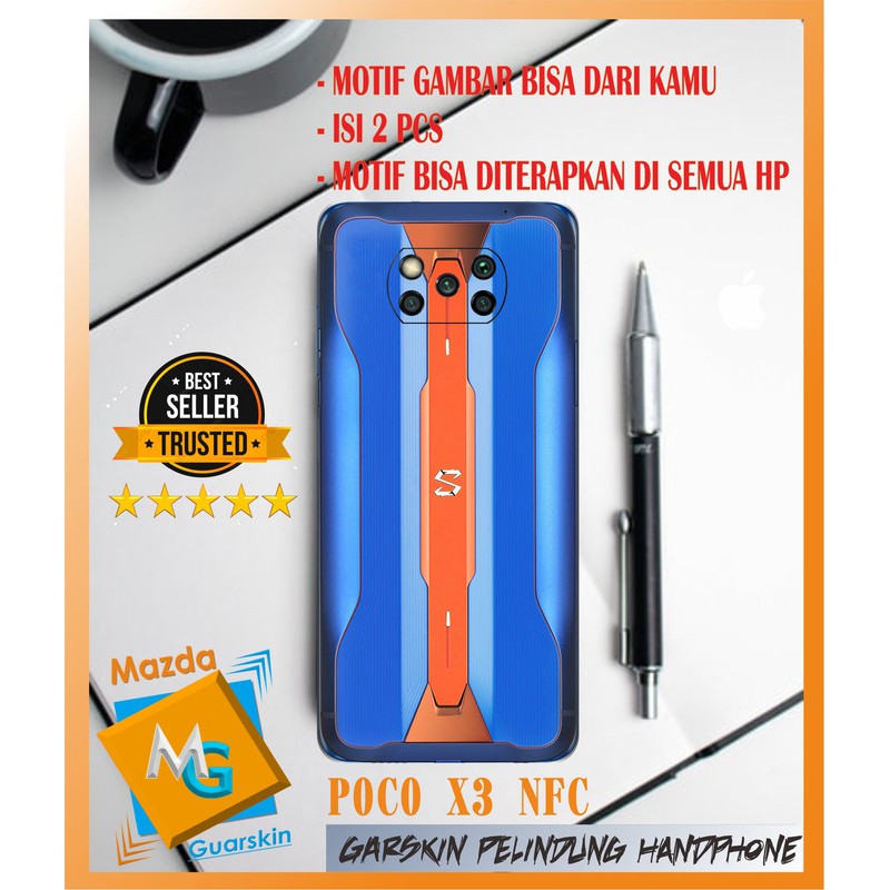 Garskin HP Poco X3 NFC Motif BS3 - Bebas Request Gambar