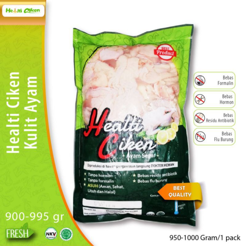 

Ayam|kulit ayam|Healti ciken| ayam prebiotik|1000grm