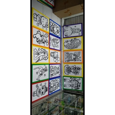 

Gabus Lukis Stero foam 33x50 / lukisan gabus anak