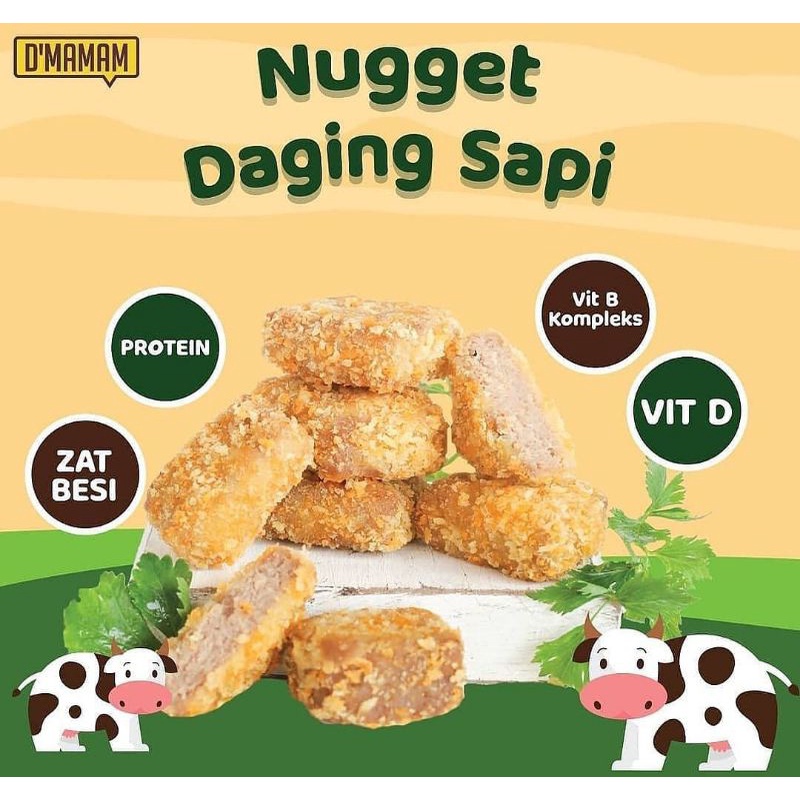 

Nugget Daging Sapi Frozenfood / Makanan Beku Sehat DMAMAM