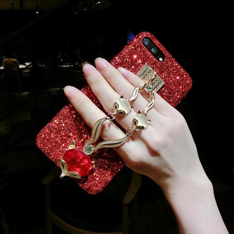 FOX GLITTER CASE SAMSUNG J2 PRIME / J7 PRIME / GRAND PRIME / J2 PRO / J3 PRO / J5 PRO / J7 PRO