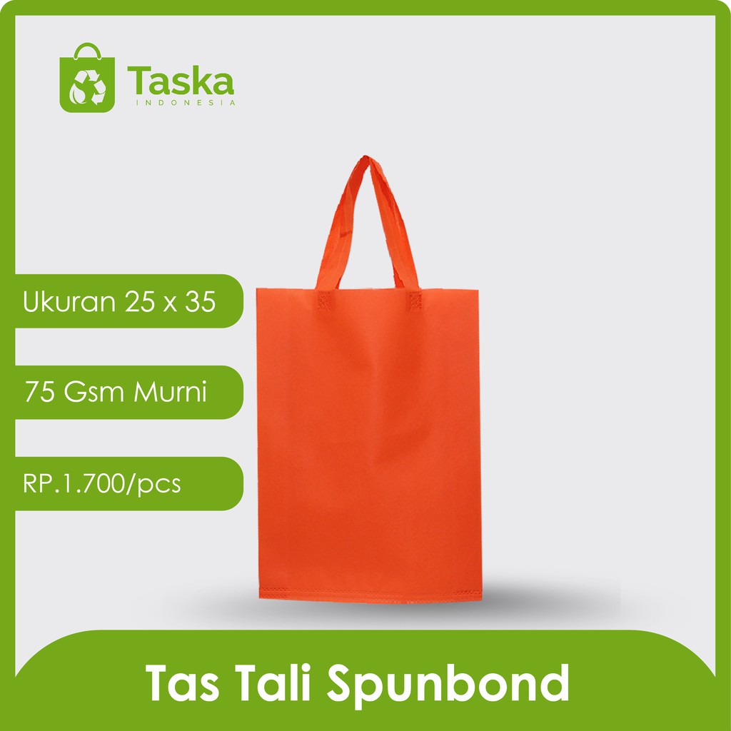 

Tas pPress Spunbond Tali 25x35 Per Lusin (warna orange)