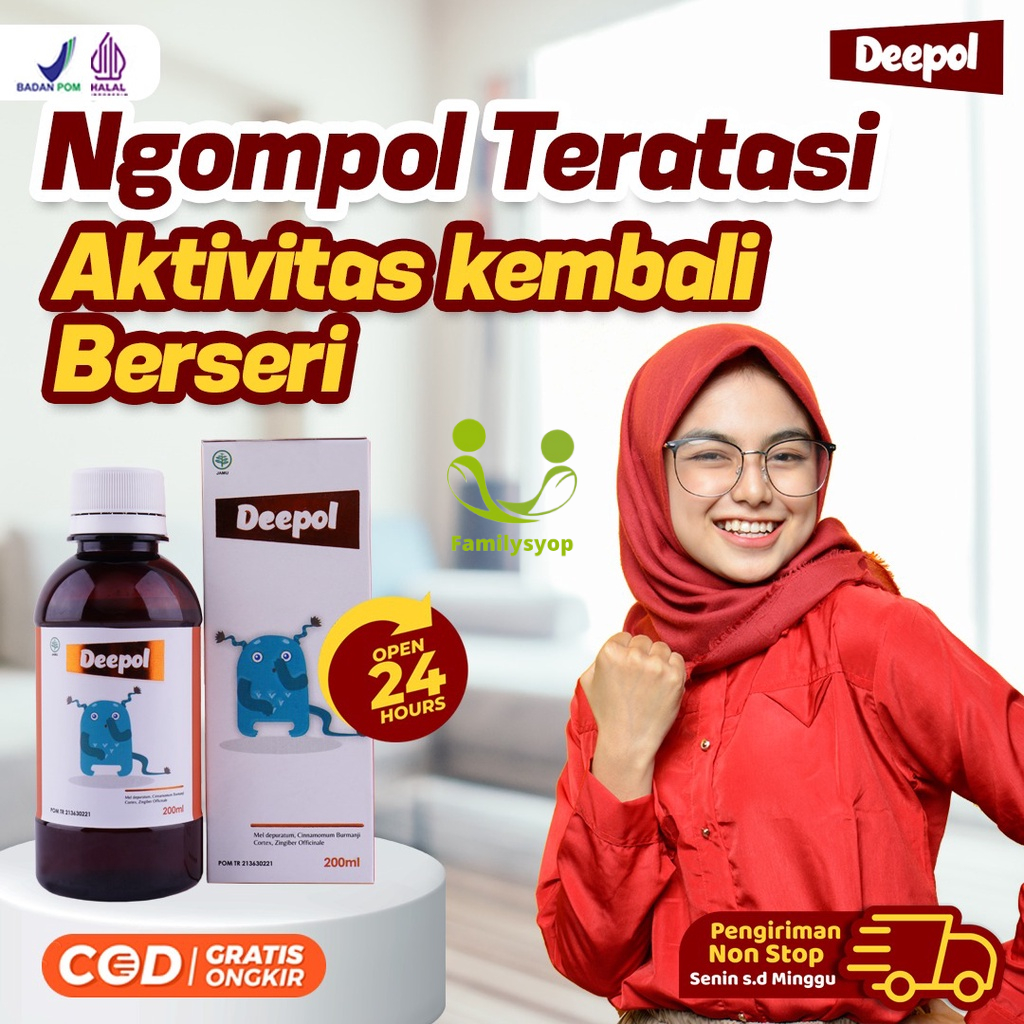 Madu Deepol - 100% Ori Solusi Atasi Sembelit &amp; Mudah Ngompol Ompol || Lancarkan Saluran Pencernaan Anak Isi 200ml