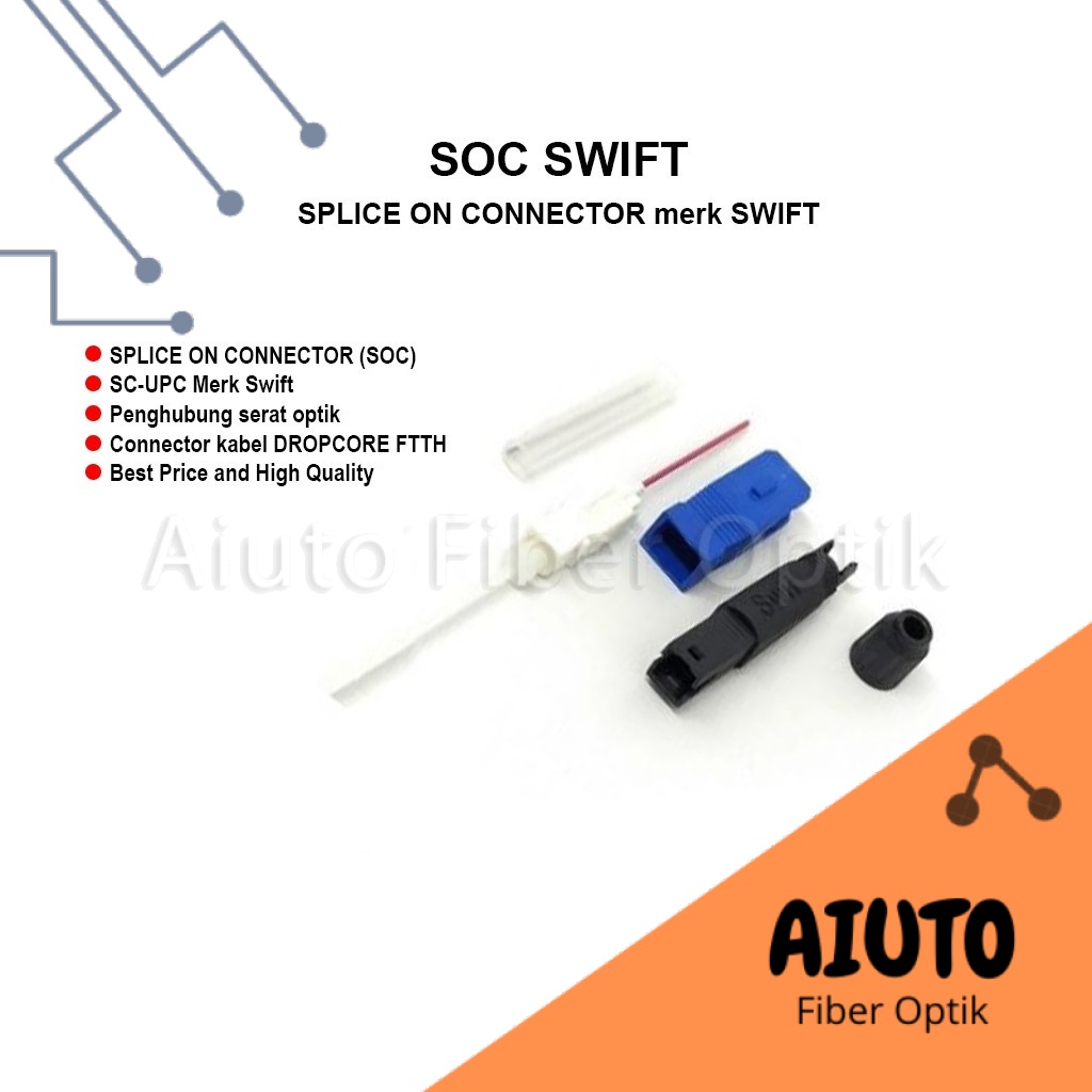 SOC Swift/ Splice On Connector SC UPC Swift Fiber Optik
