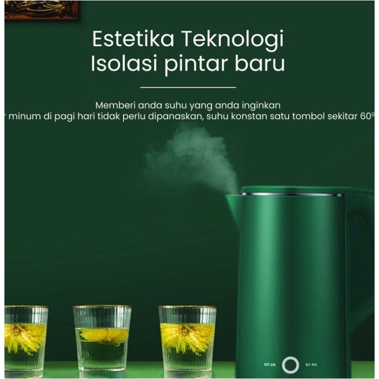 ( KJO ) Teko Listrik MKC 2.3 Lt - Electric Kettle - Teko Listrik Pemanas Air Baru