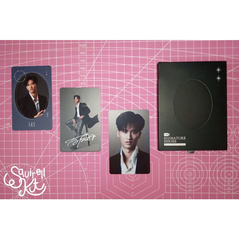 PC Photocard Official GMM TV Exclusive Signature Series Fullset Tay Tawan TayNew ตลาดนัดเตนิว ตลาดนั