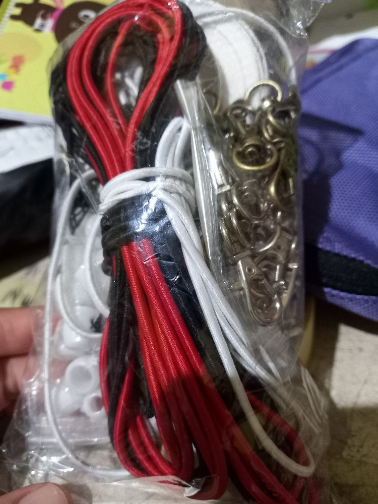 Tali Kur Karet Elastis 3.0 Mm Merah