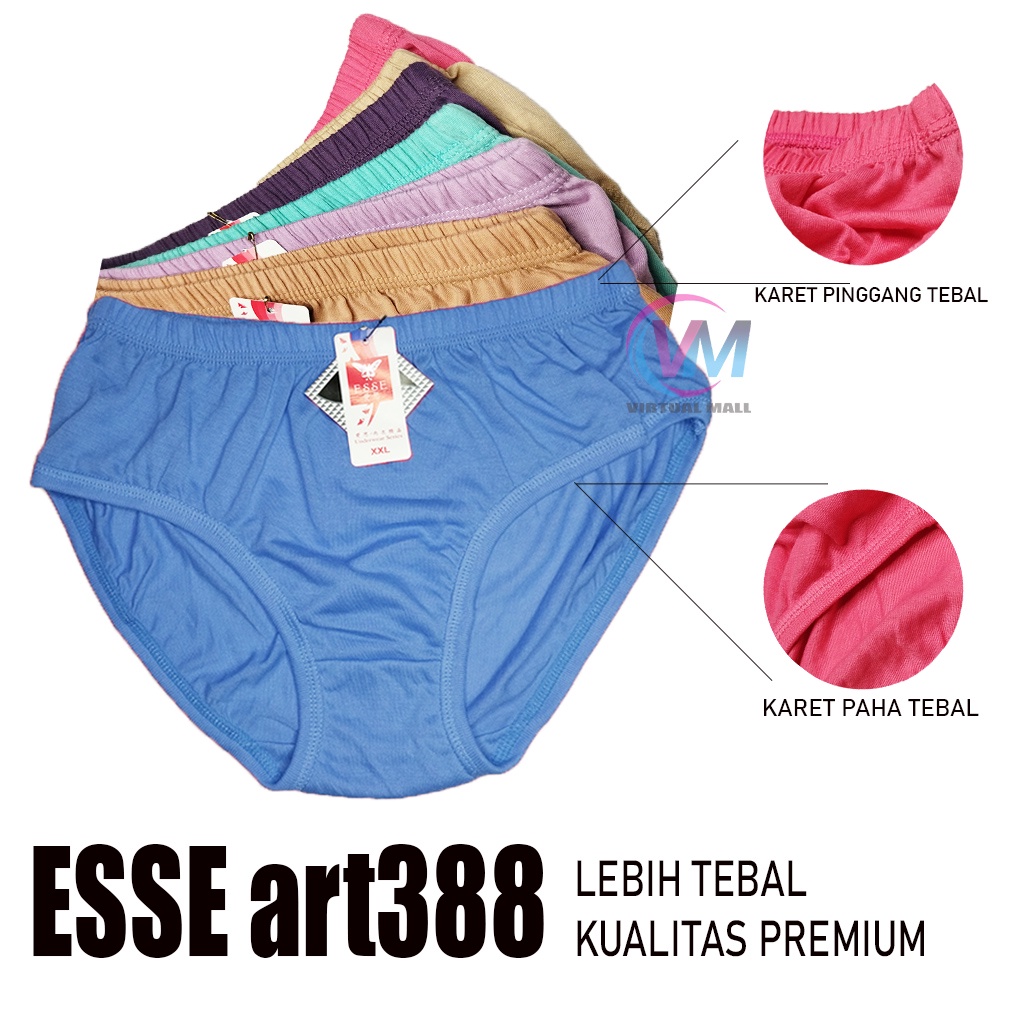 Celana Dalam Waanita ESSE 388  - Celana dalam Wanita Merk Esse XXL - Celana Dalam Wanita Esse Dewasa