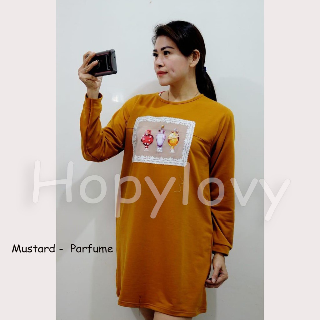 HOPYLOVY - SUPER SALE Tunik Wanita Jumbo Terbaru dengan Aplikasi Import Efanda