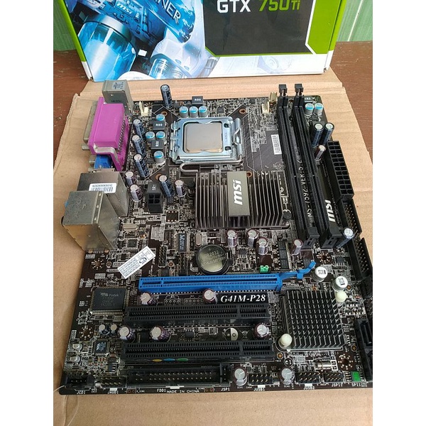 Mobo G41 MSI,Asus, Gigabyte,ASRock +core2duo e7400