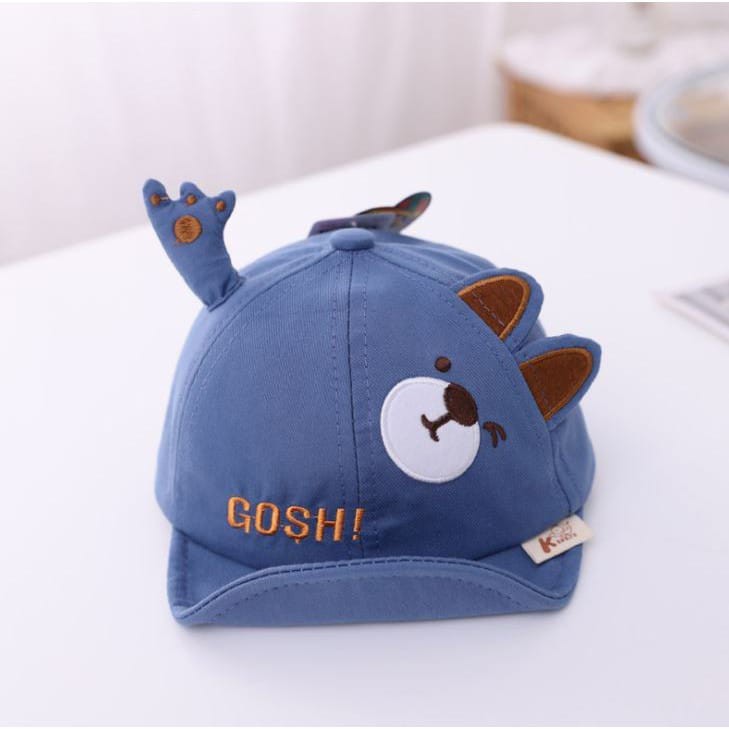 TOPI ANAK TOPI BAYI TULISAN BORDIR GOSH 3D HIGH QUALITY CNA