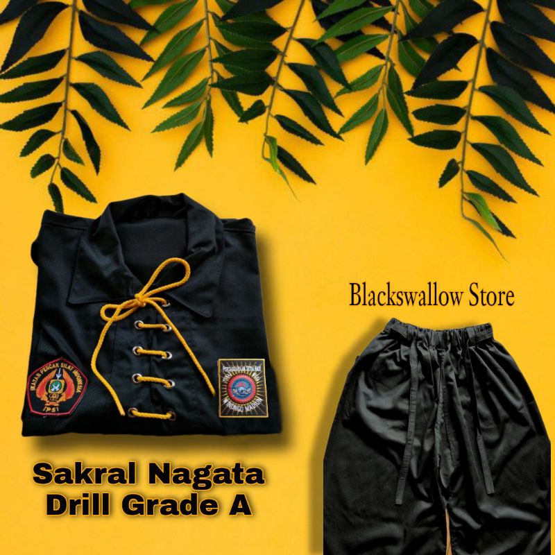 Sakral Nagata Dril grade A PSHW | Sakral Nagata PSHW | Seragam Silat PSHW | Sakral SH Winongo | Sakr