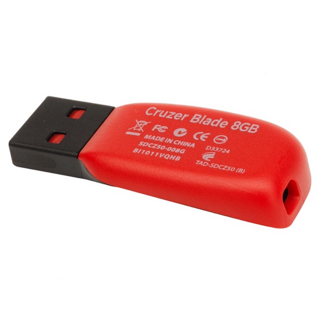 FD SANDISK 8GB cruzer Blade USB FLASH DRIVE UFD FLASHDISK resmi 100% ORIGINAL
