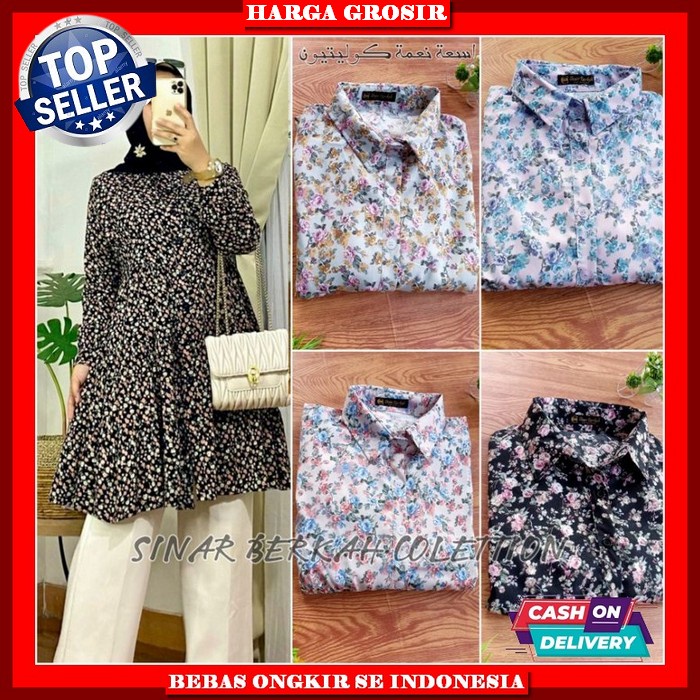 Bj Atasan Perempuan Dewasa Baju Tunik Wanita Kekinian Atasan Wanita Muslim Terbaru 2023 Kemeja Tunik