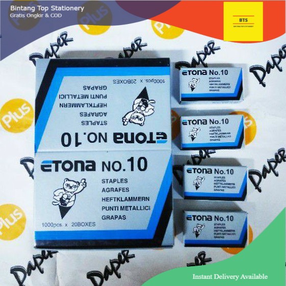 

[BTS] Isi Staples ETONA No.10 Kecil (ECER)