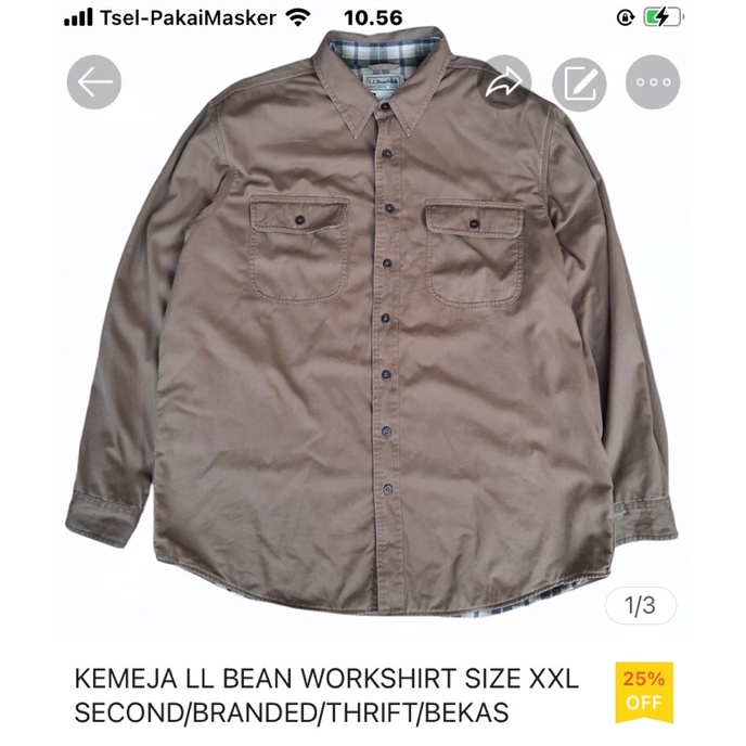 KEMEJA LL BEAN