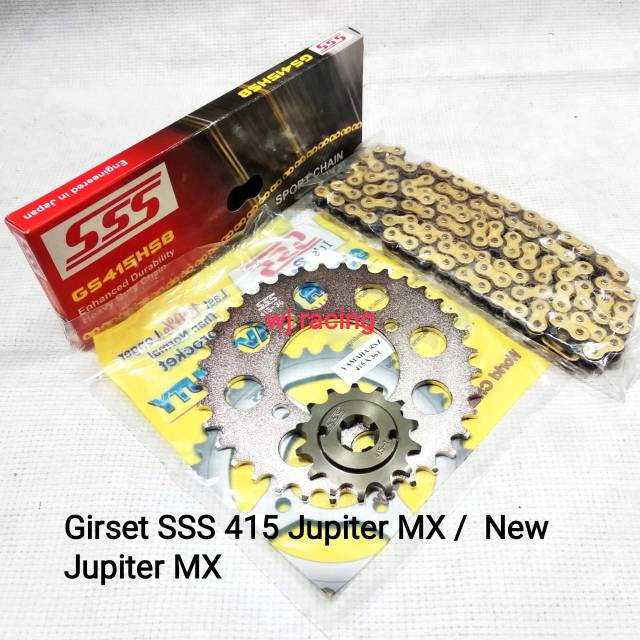 Gear set SSS 415 Jupiter MX / New Jupiter MX