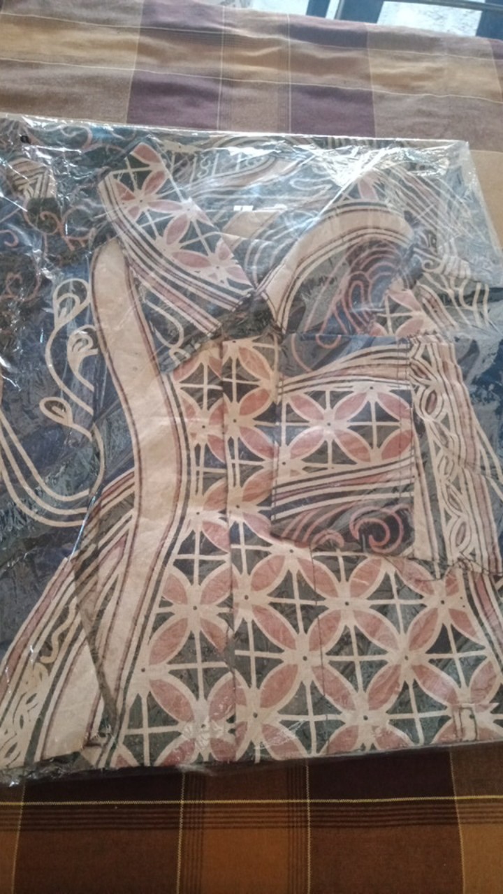 Kemeja Batik Pria Ppbtk08 Modern Lengan Panjang Casual Modis Trendy Masa Kini M L Xl Asli Pekalongan