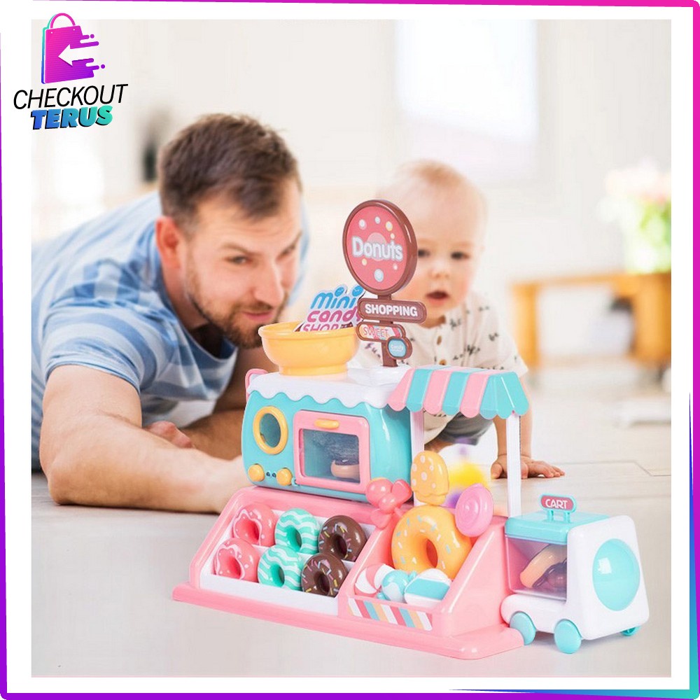 CT M29 Mainan Edukasi Anak Toko Donat 999-82 Mainan Dapur Anak Jualan Roti Donut bisa Untuk Hadiah Ultah