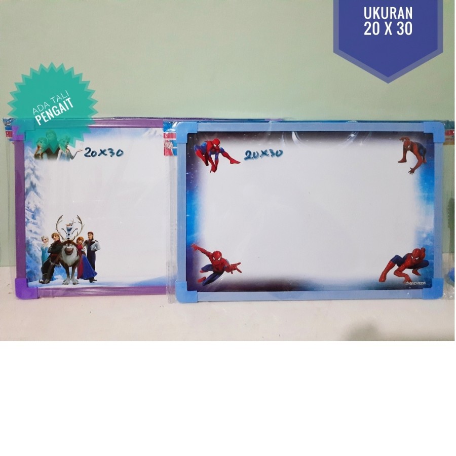 

Papan Tulis Anak, Papan Tulis Fancy (30 x 20 cm) - SPIDERMAN