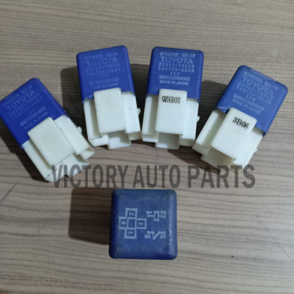 Relay stater kijang kapsul soluna kaki 4 28300 10020 156700-0503 ORI COPOTAN