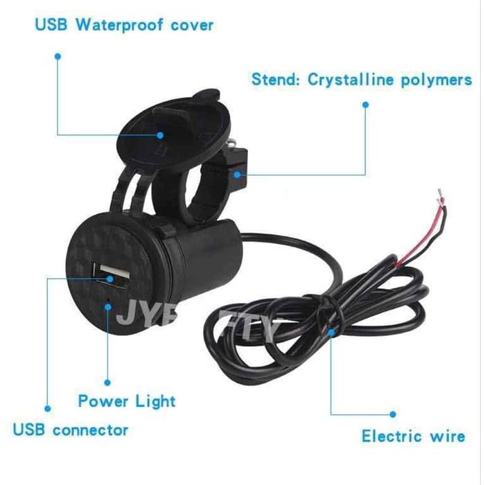 Charger Aki Motor - CHARGER MOTOR USB PLUG CHARGER AKI ANTI AIR WATER ACC