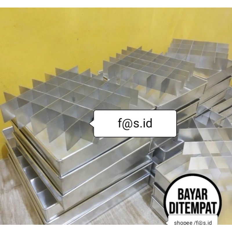 SEKAT LOYANG BROWNIES / LOYANG BROWNIES SEKAT / SEKATAN LOYANG BROWNIES / ALUMINIUM TEBAL