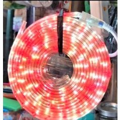 Lampu selang RGB 10 Meter running lampu led strip MERAH PUTIH Rainbow warna warni 5050 waterproof